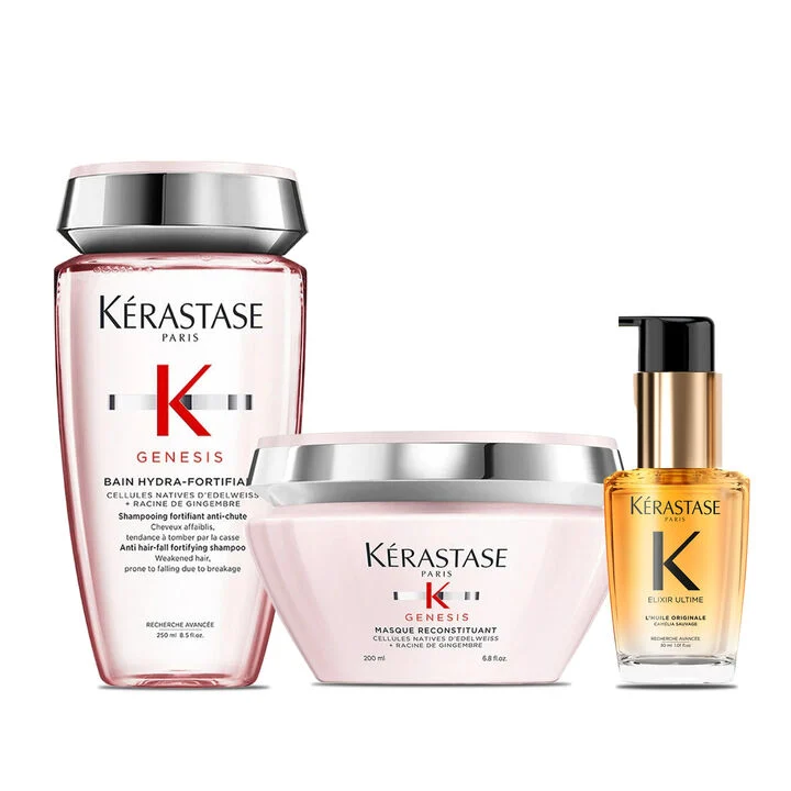 KIT KÉRASTASE GENESIS FORTALECIMENTO + BRILHO ELIXIR ULTIME