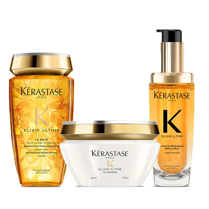 KIT KÉRASTASE ELIXIR ULTIME PARA CABELOS OPACOS E GROSSOS